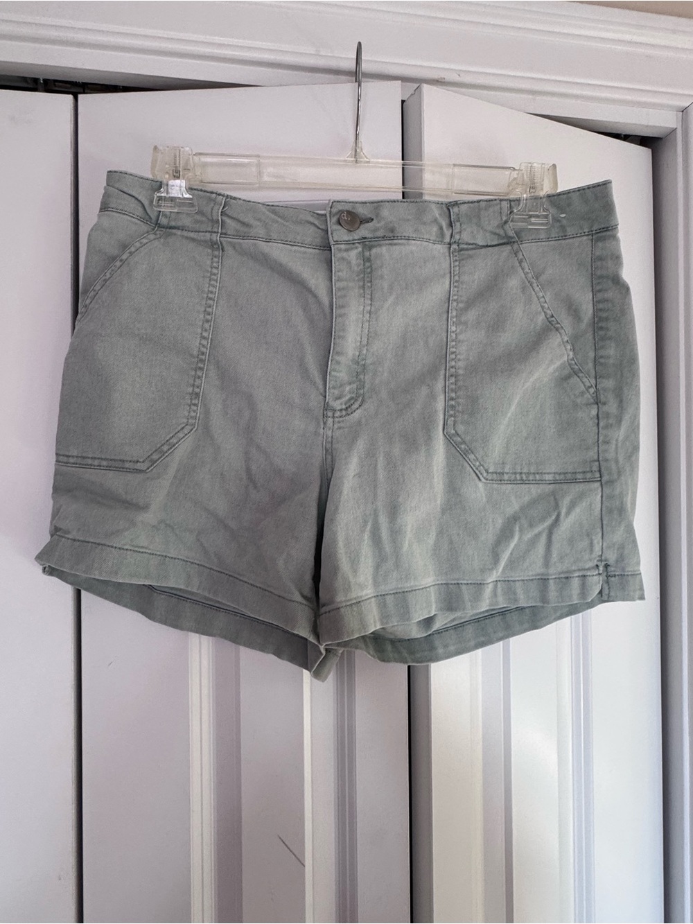 d. jeans Women's Jean Shorts in Sage Green